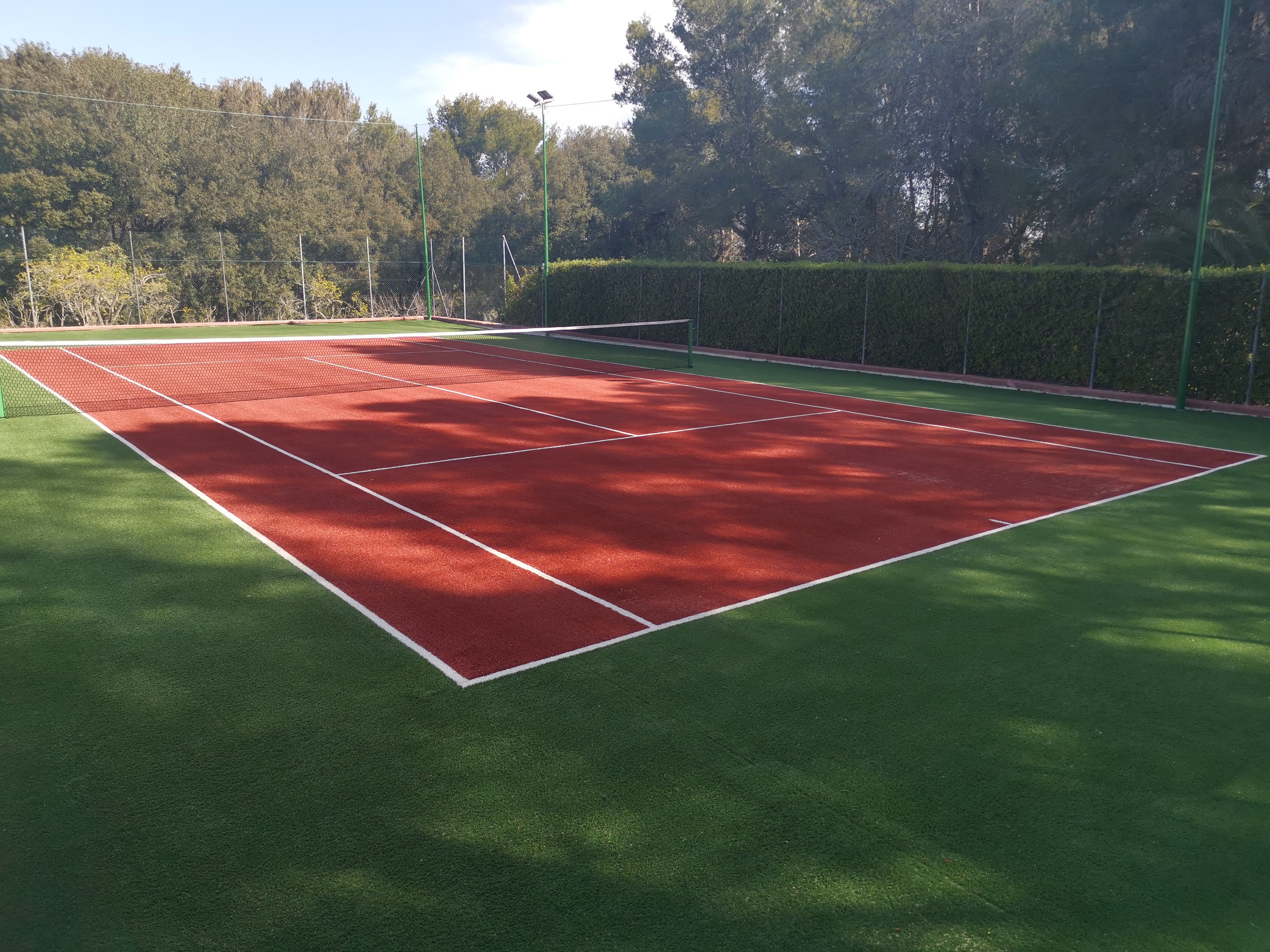 Foto campo da tennis