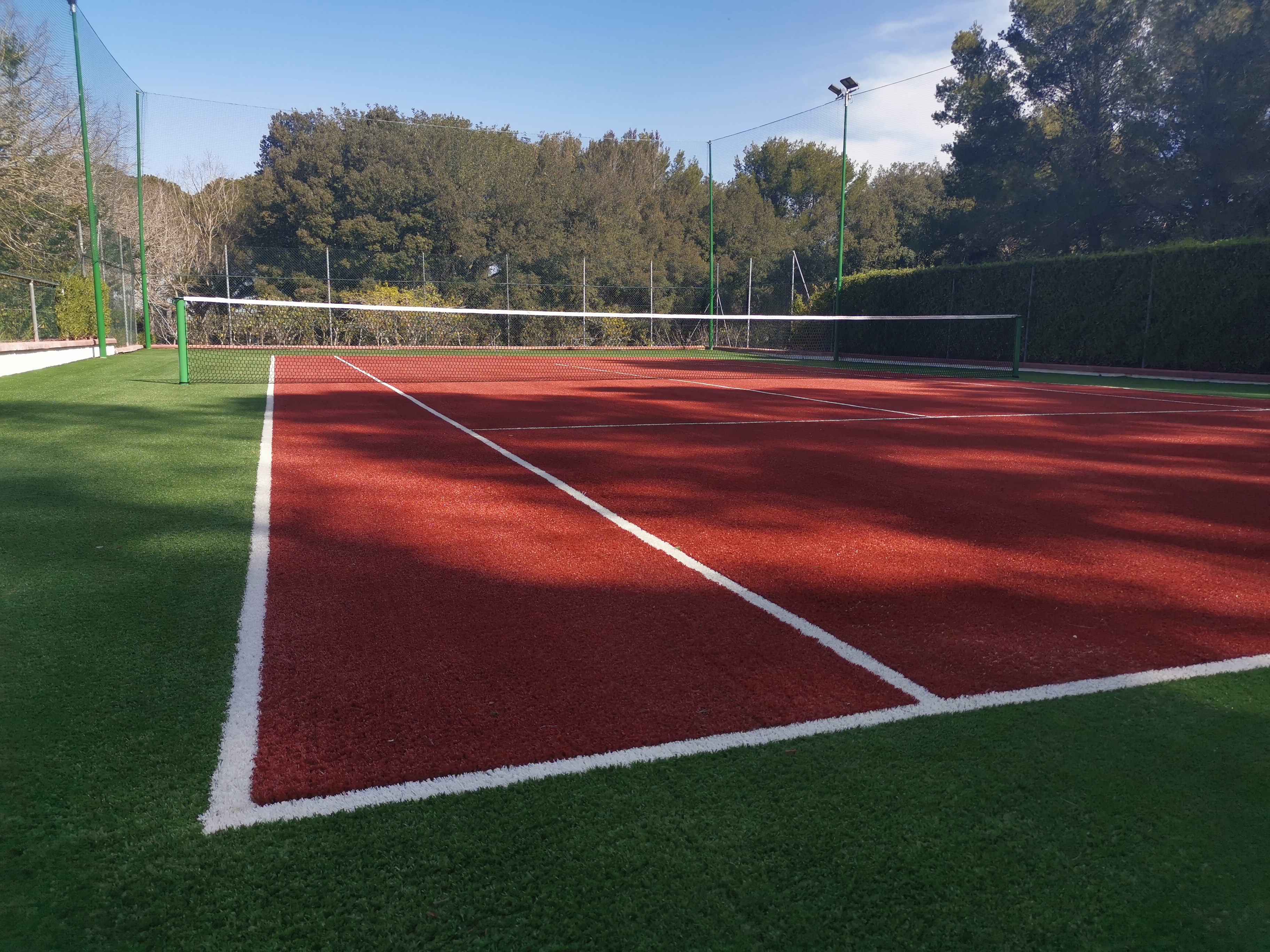 Foto campo da tennis